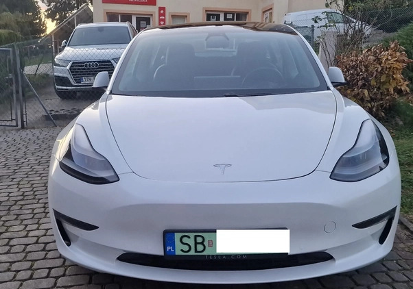 Tesla Model 3 cena 169000 przebieg: 96000, rok produkcji 2021 z Cieszyn małe 22